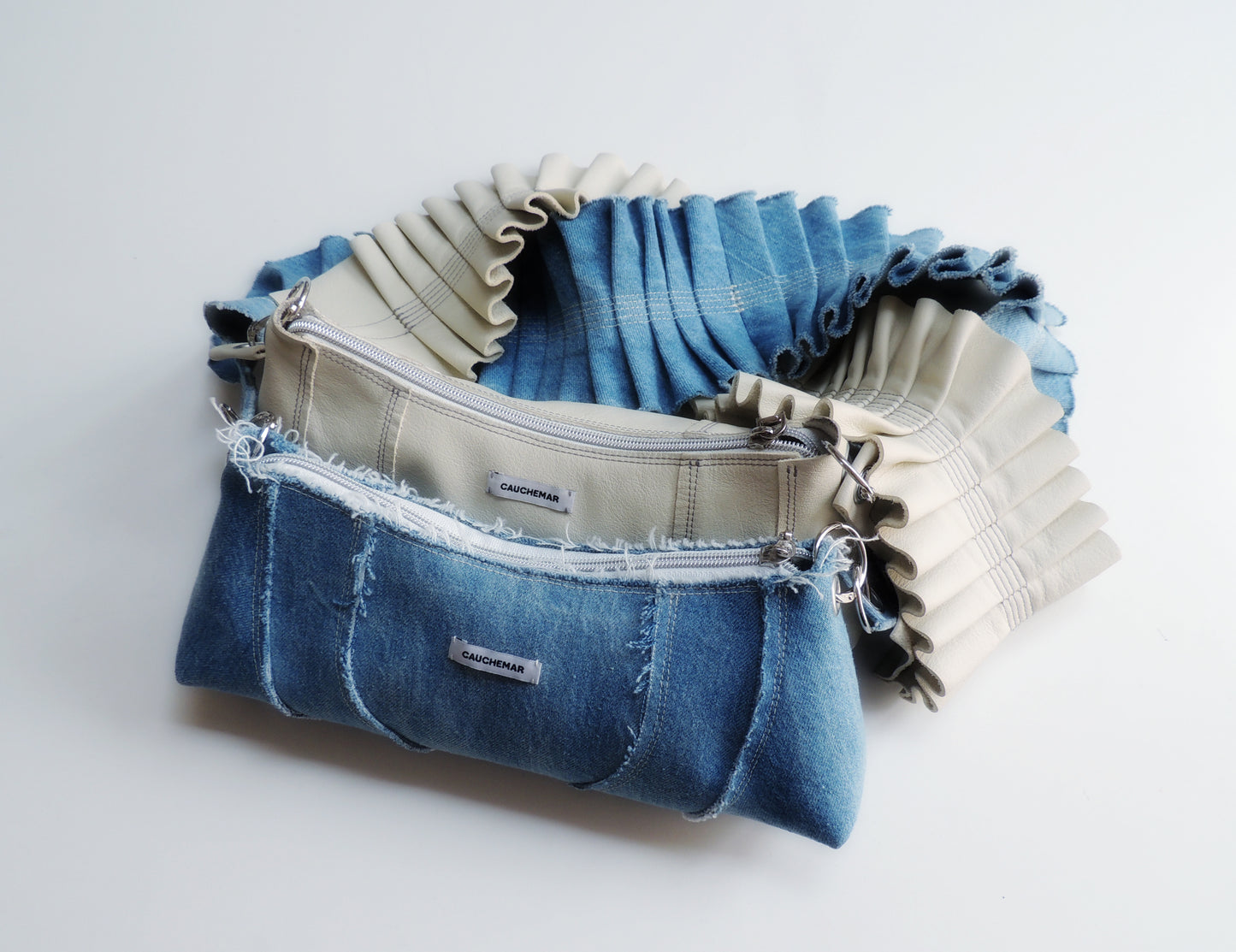 LE SAC FROU- FROU HANDBAG - DENIM