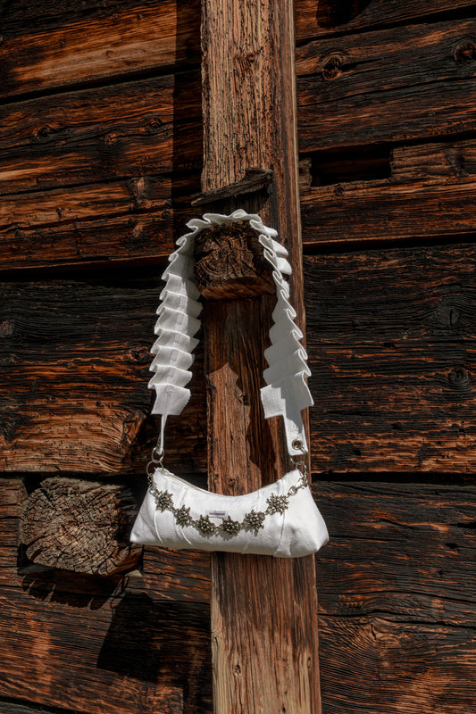 Cauchemar x Felah Voltaire - LE SAC FROU- FROU HANDBAG - Edelweiss white