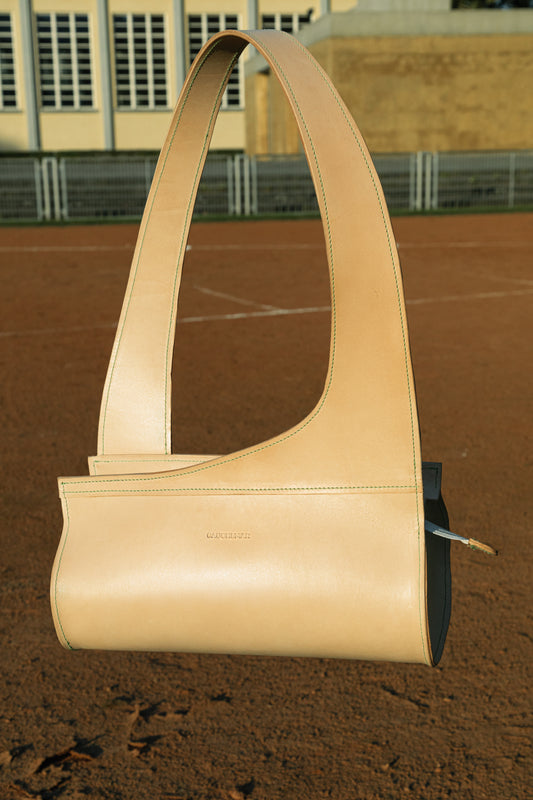 handcrafted swissmade leather handbag